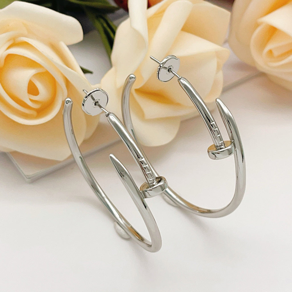 [LORA] JUSTE NO DIAMOND LARGE EARRINGS