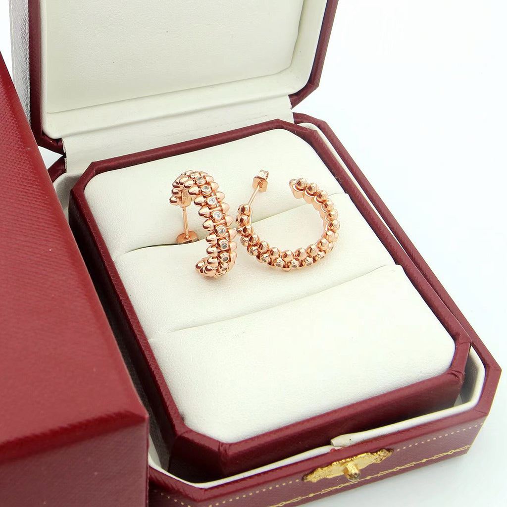 [LORA] CLASH FULL DIAMOND MEDIUM EARRINGS