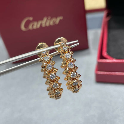 [LORA] CLASH FULL DIAMOND MEDIUM EARRINGS