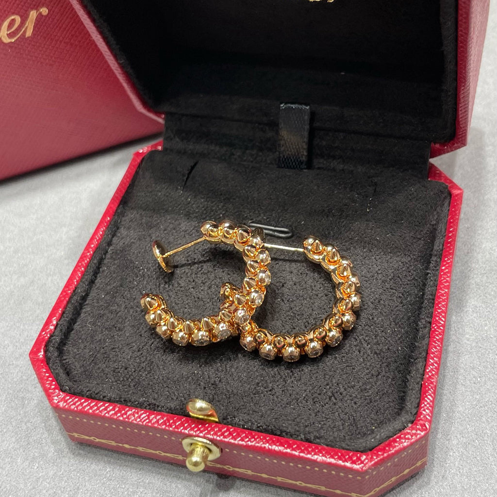 [LORA] CLASH FULL DIAMOND MEDIUM EARRINGS