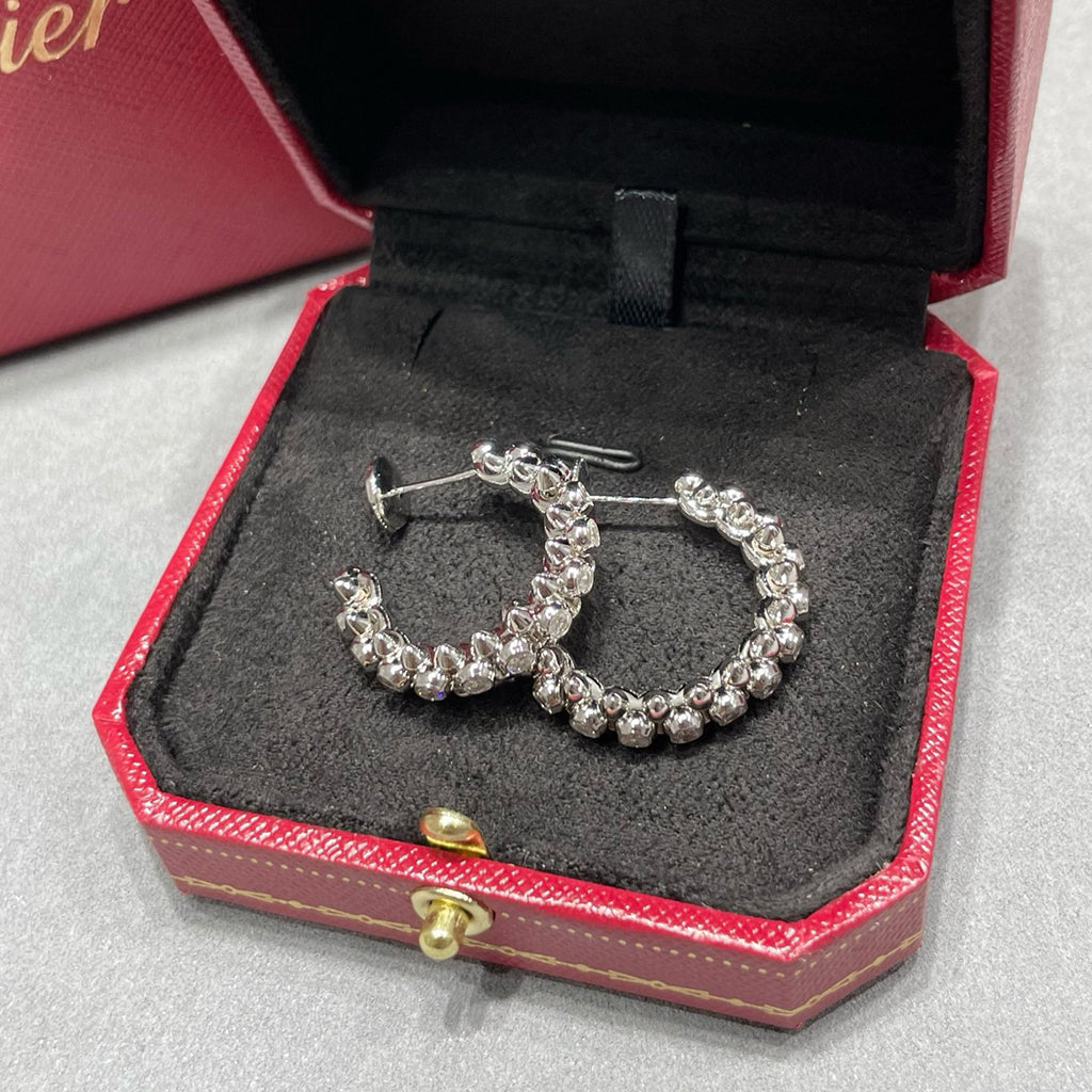 [LORA] CLASH FULL DIAMOND MEDIUM EARRINGS