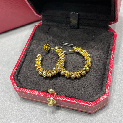[LORA] CLASH FULL DIAMOND MEDIUM EARRINGS