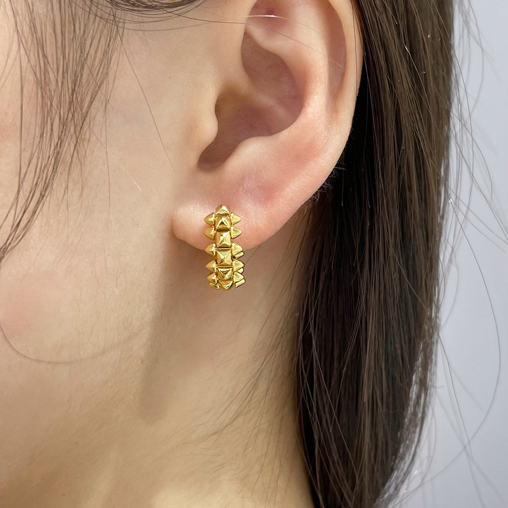 [LORA] CLASH MINI HOOP EARRINGS