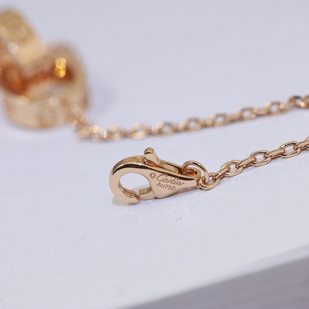 [LORA] LOVE DOUBLE RING NECKLACE