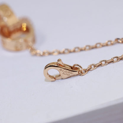 [LORA] LOVE DOUBLE RING NECKLACE