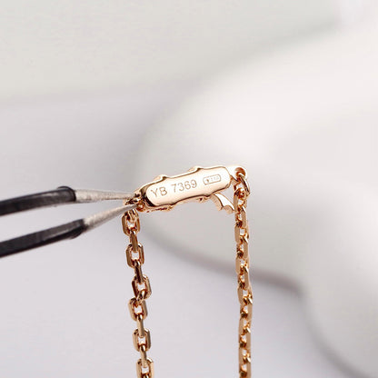 [LORA] LOVE NECKLACE 16MM  FULL DIAMOND