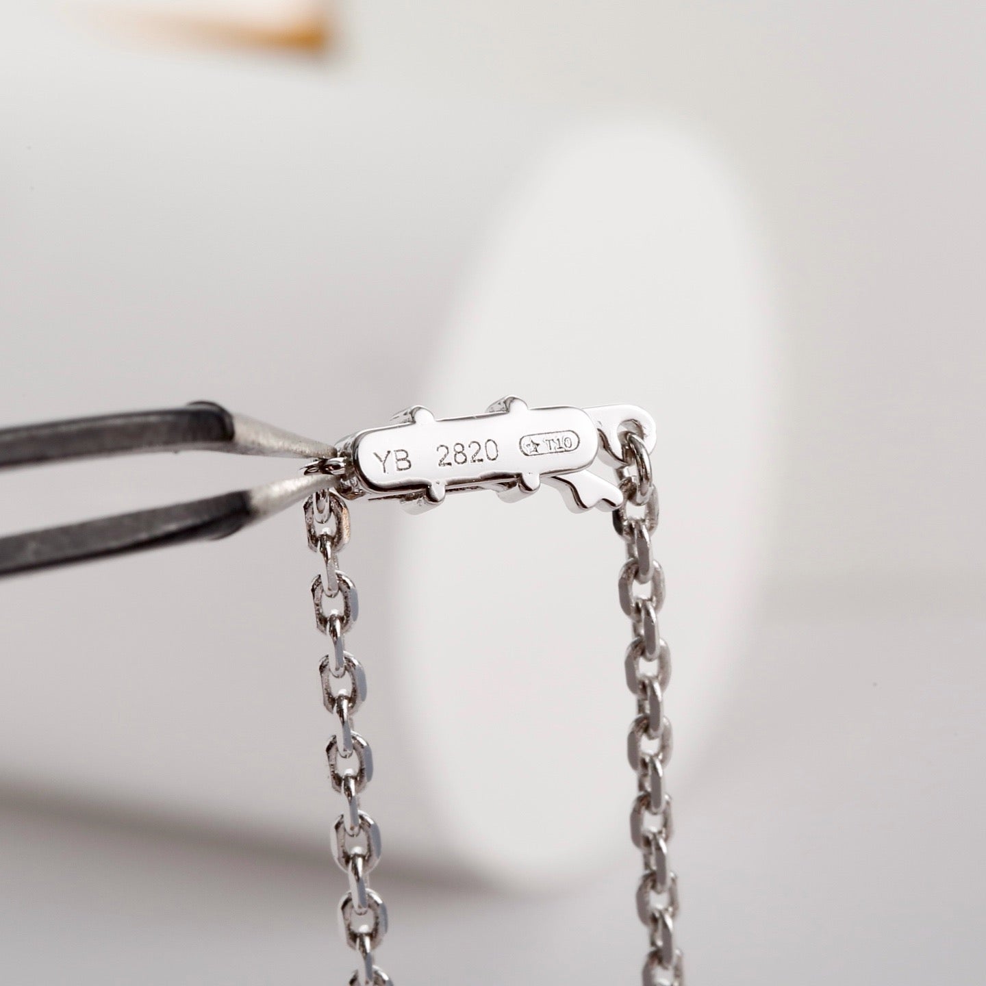 [LORA] LOVE NECKLACE 16MM  FULL DIAMOND