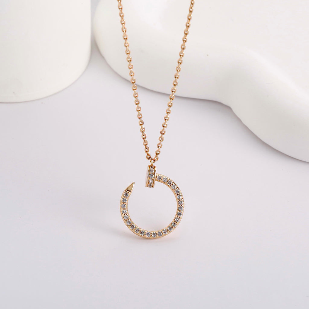 [LORA] JUSTE NECKLACE FULL DIAMOND