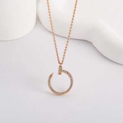 [LORA] JUSTE NECKLACE FULL DIAMOND