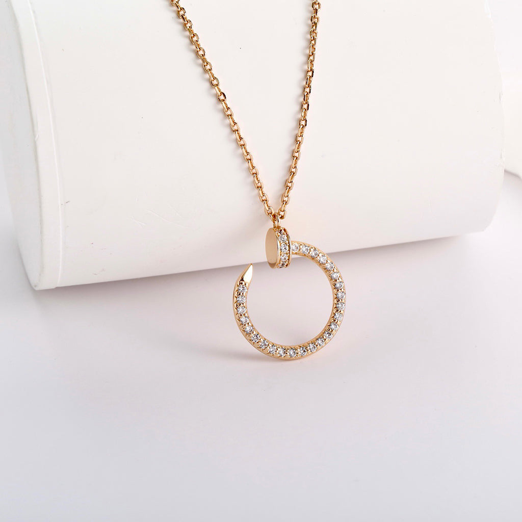 [LORA] JUSTE NECKLACE FULL DIAMOND