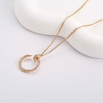 [LORA] JUSTE NECKLACE FULL DIAMOND