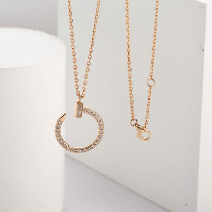 [LORA] JUSTE NECKLACE FULL DIAMOND
