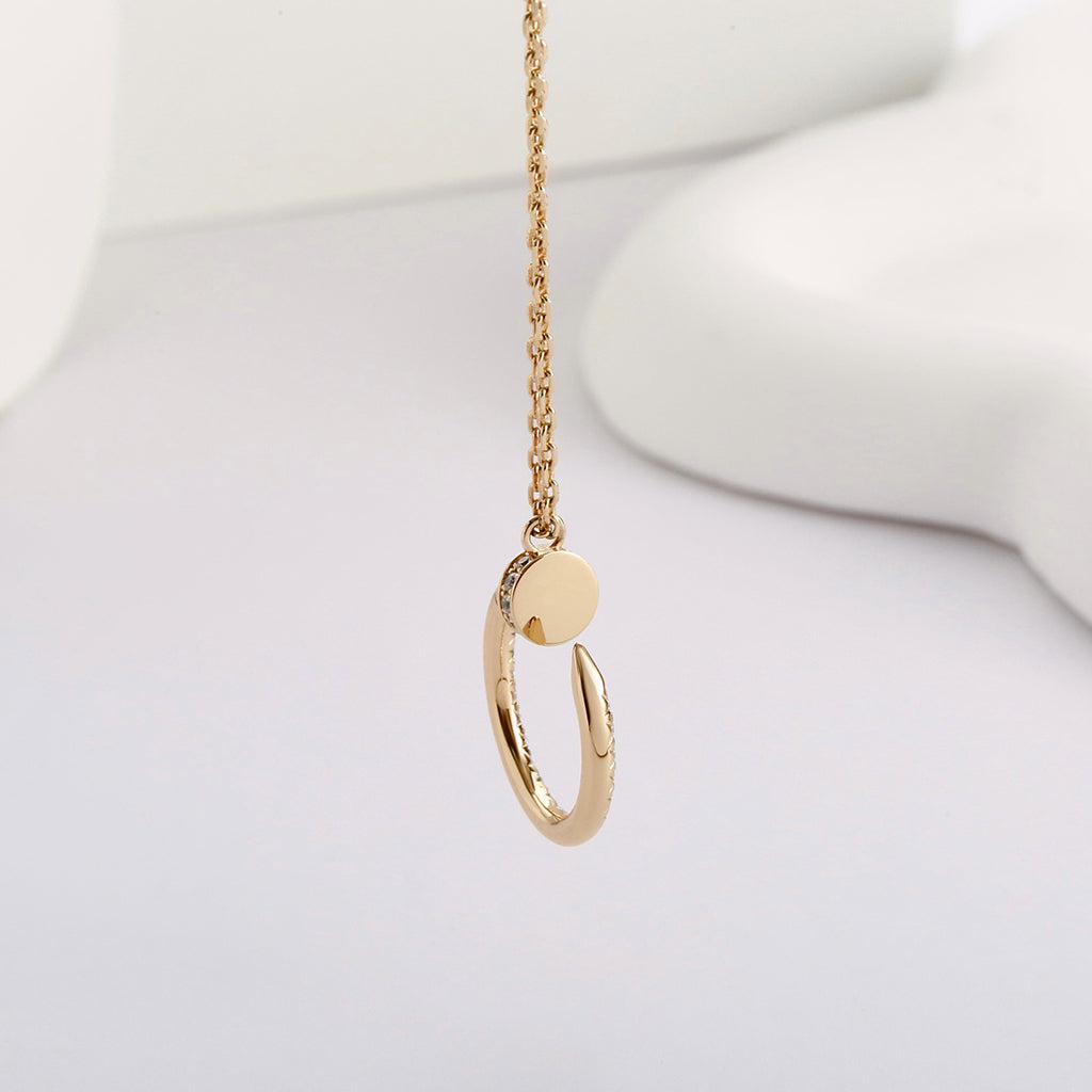 [LORA] JUSTE NECKLACE FULL DIAMOND