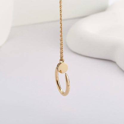 [LORA] JUSTE NECKLACE FULL DIAMOND