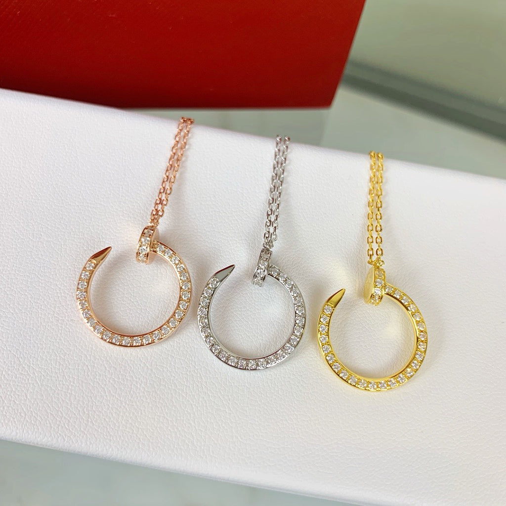 [LORA] JUSTE NECKLACE FULL DIAMOND