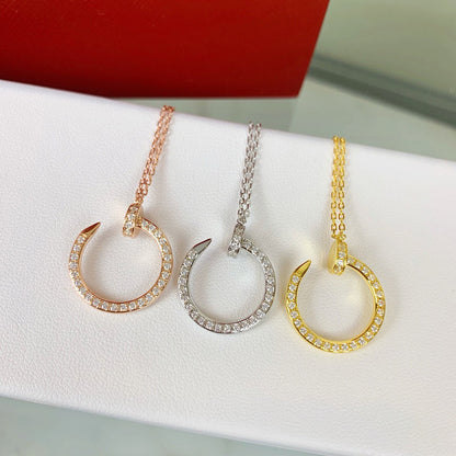 [LORA] JUSTE NECKLACE FULL DIAMOND