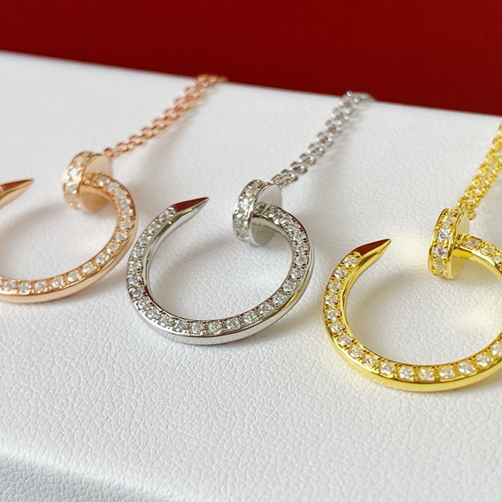 [LORA] JUSTE NECKLACE FULL DIAMOND