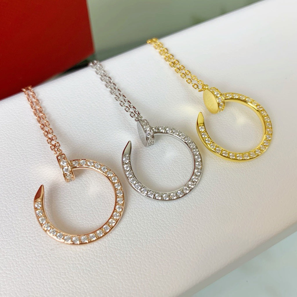 [LORA] JUSTE NECKLACE FULL DIAMOND