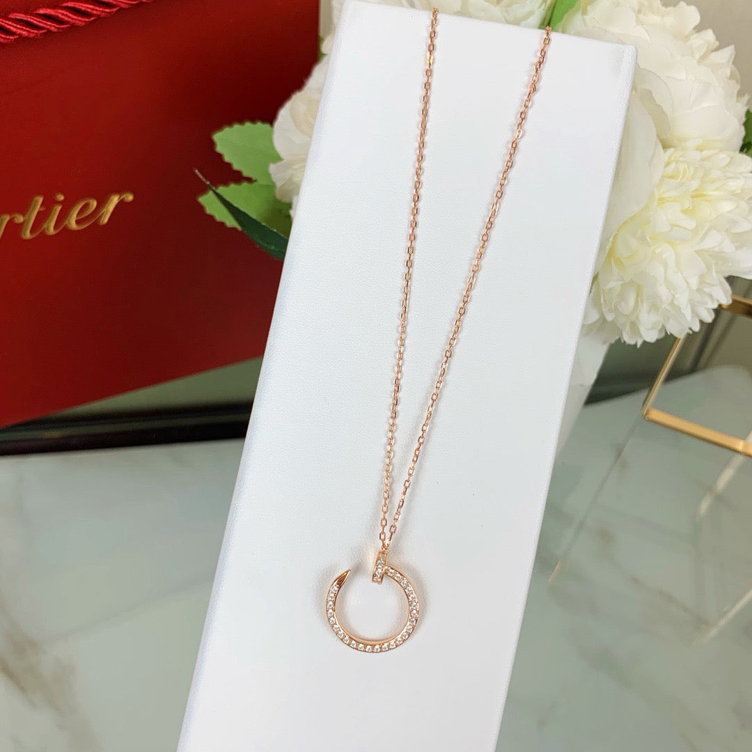 [LORA] JUSTE NECKLACE FULL DIAMOND