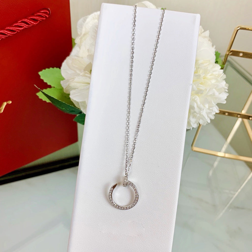 [LORA] JUSTE NECKLACE FULL DIAMOND