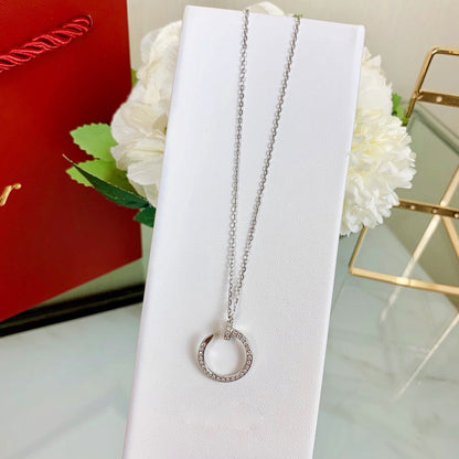 [LORA] JUSTE NECKLACE FULL DIAMOND