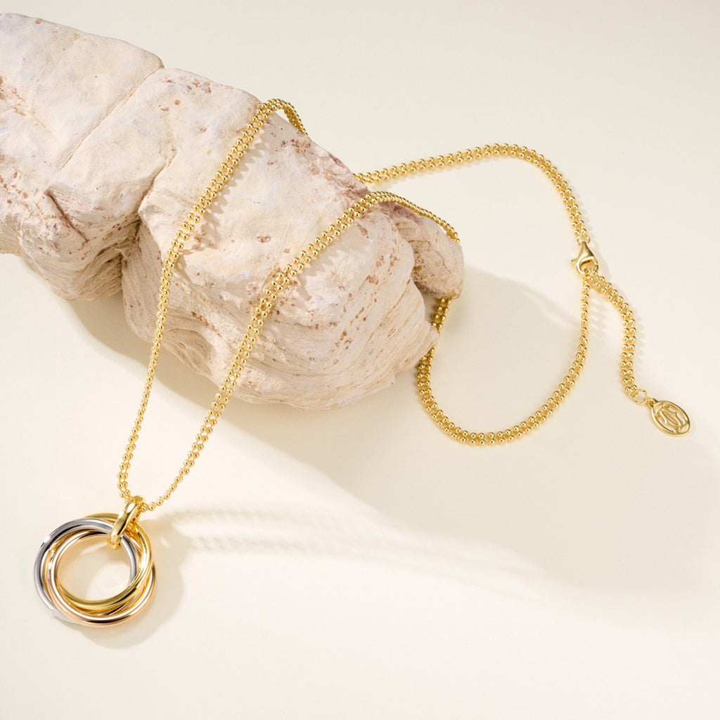 [LORA] TRINITY LARGE NECKLACE
