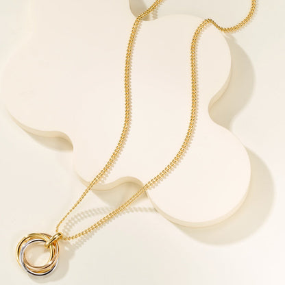 [LORA] TRINITY LARGE NECKLACE
