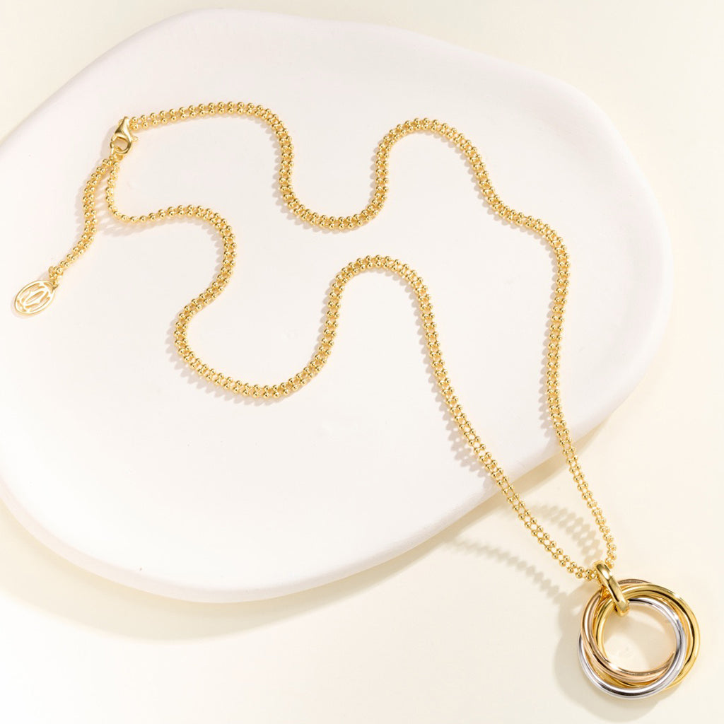 [LORA] TRINITY LARGE NECKLACE