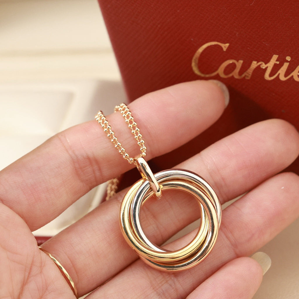 [LORA] TRINITY LARGE NECKLACE