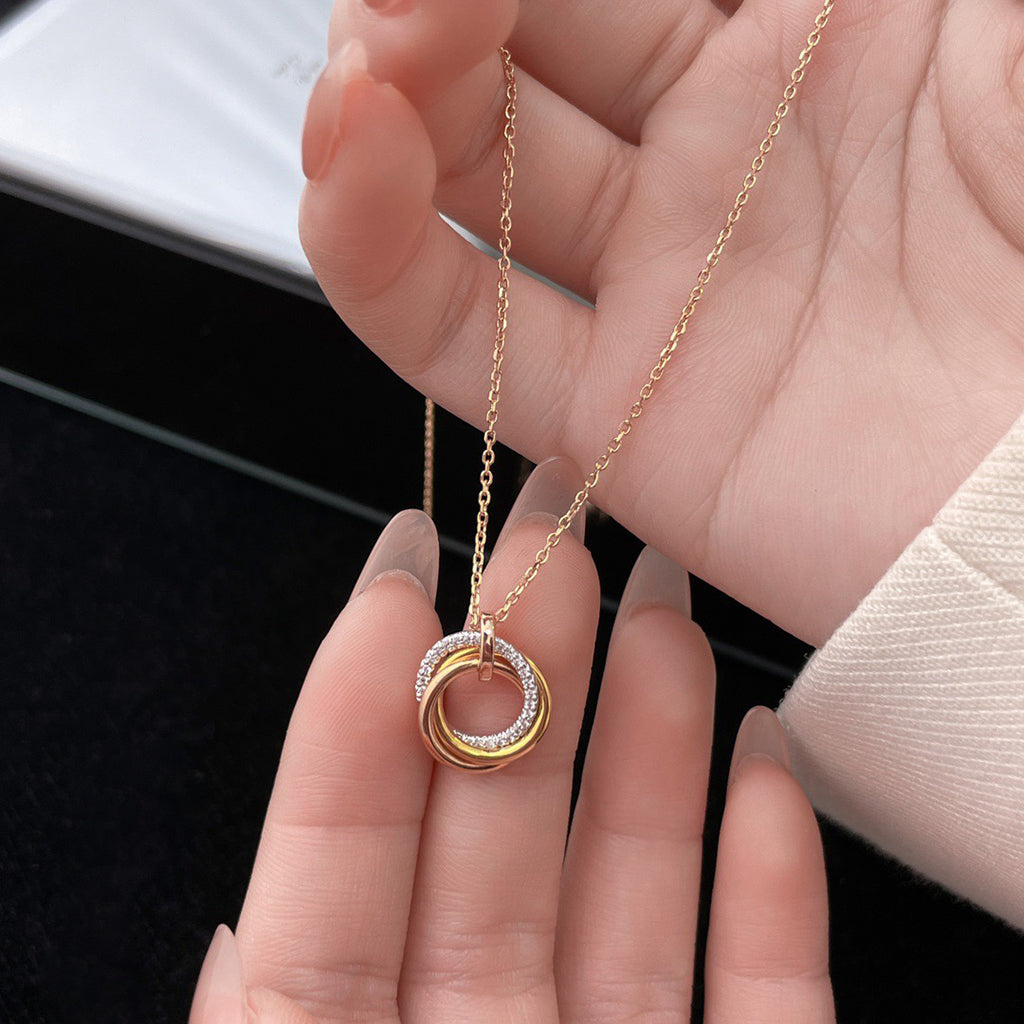 [LORA] TRINITY SMALL NECKLACE