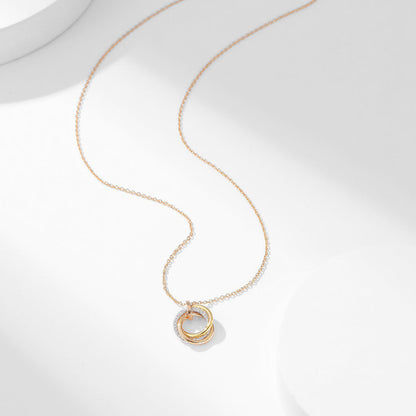 [LORA] TRINITY SMALL NECKLACE