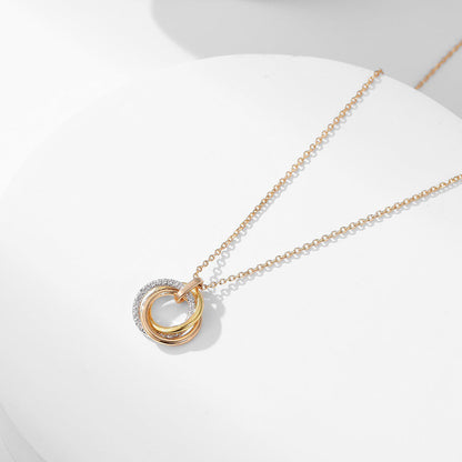 [LORA] TRINITY SMALL NECKLACE