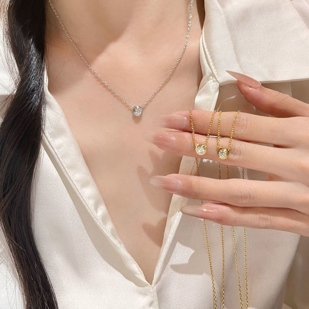 [LORA] DAMOUR DIAMOND NECKLACE