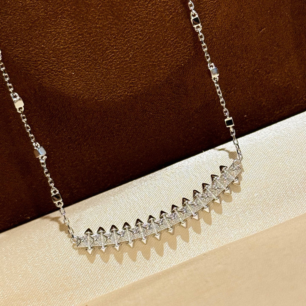 [LORA] CLASH  SMALL FULL DIAMOND NECKLACE