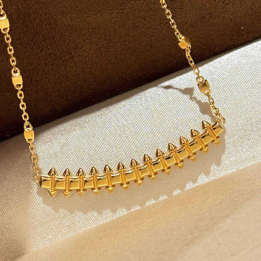 [LORA] CLASH  SMALL FULL DIAMOND NECKLACE