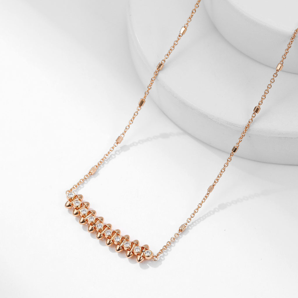[LORA] CLASH  MEDIUM DIAMOND NECKLACE
