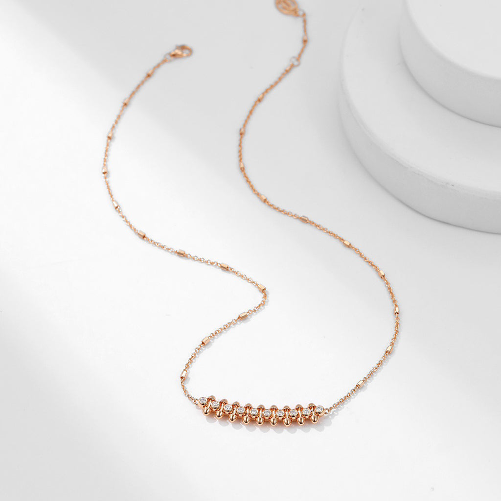 [LORA] CLASH  MEDIUM DIAMOND NECKLACE