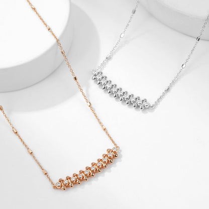 [LORA] CLASH  MEDIUM DIAMOND NECKLACE