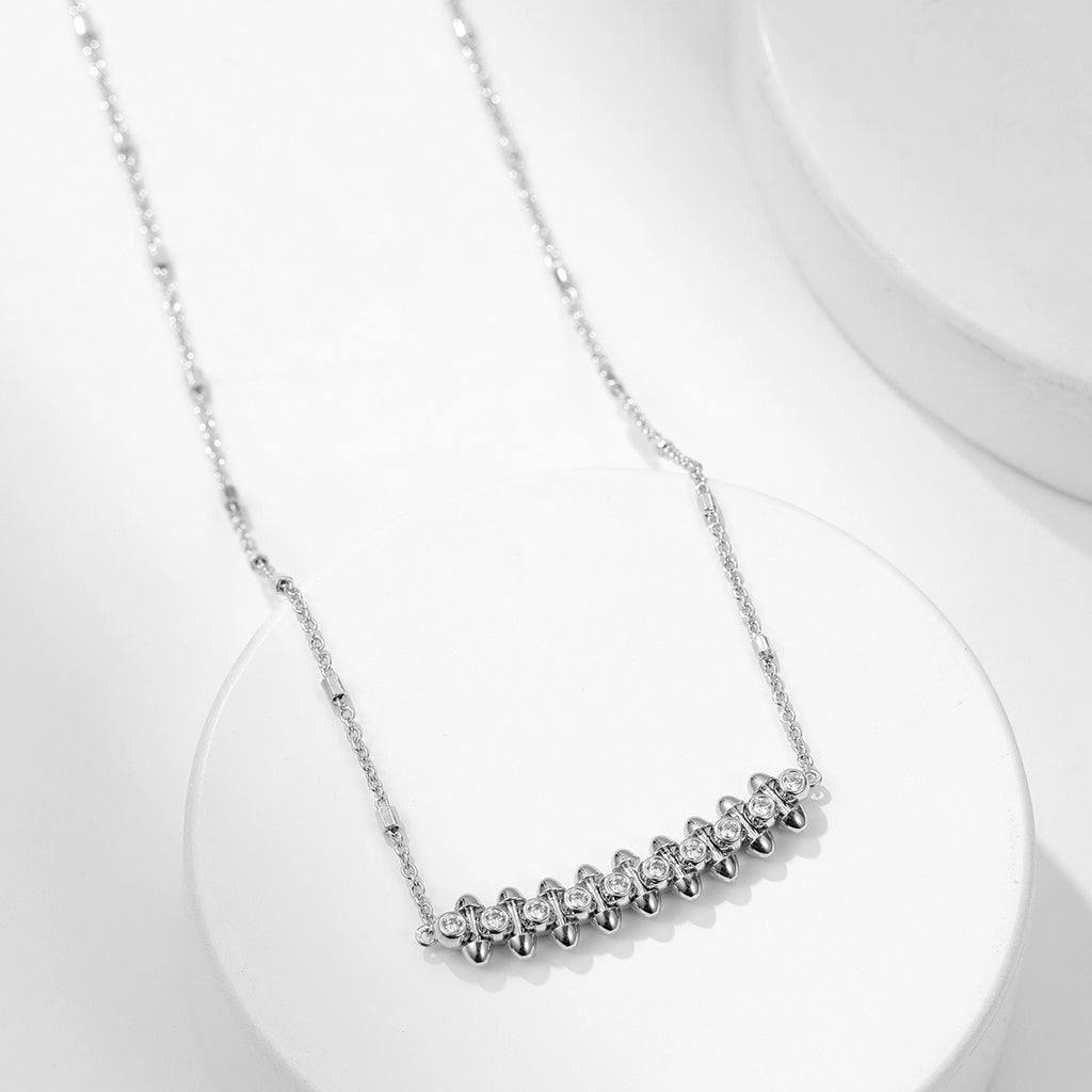[LORA] CLASH  MEDIUM DIAMOND NECKLACE