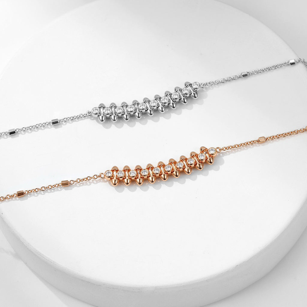 [LORA] CLASH  MEDIUM DIAMOND NECKLACE