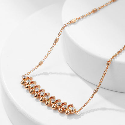 [LORA] CLASH  MEDIUM DIAMOND NECKLACE