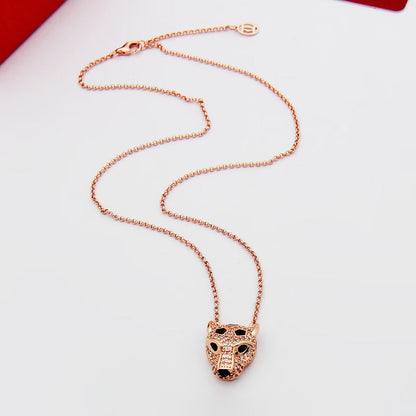 [LORA] PANTHERE FULL DIAMOND NECKLACE