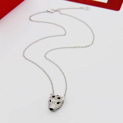 [LORA] PANTHERE FULL DIAMOND NECKLACE