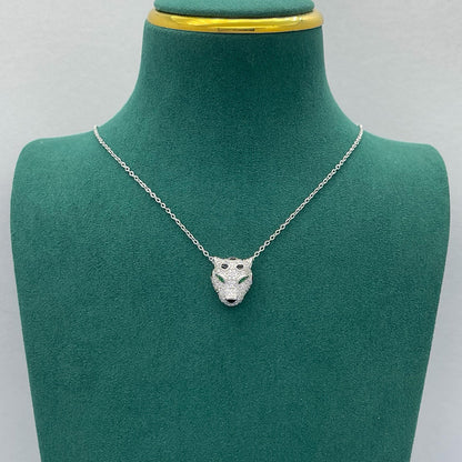 [LORA] PANTHERE FULL DIAMOND NECKLACE