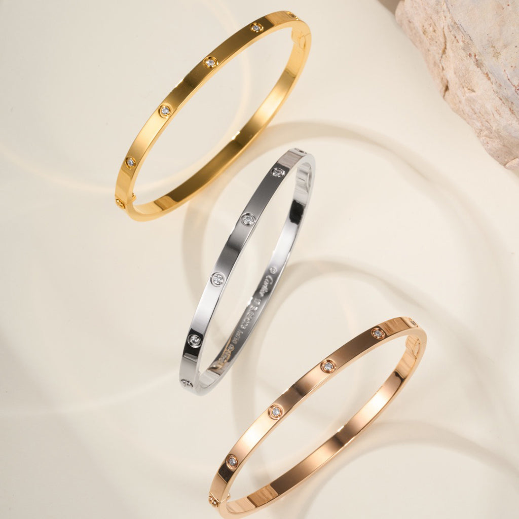 [LORA] LOVE BRACELET 3.65MM 10 DIAMONDS