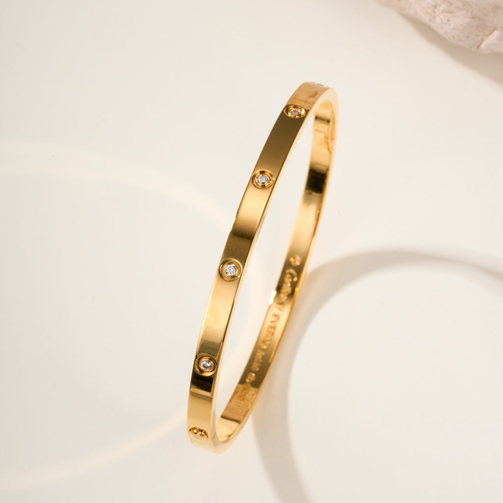 [LORA] LOVE BRACELET 3.65MM 10 DIAMONDS