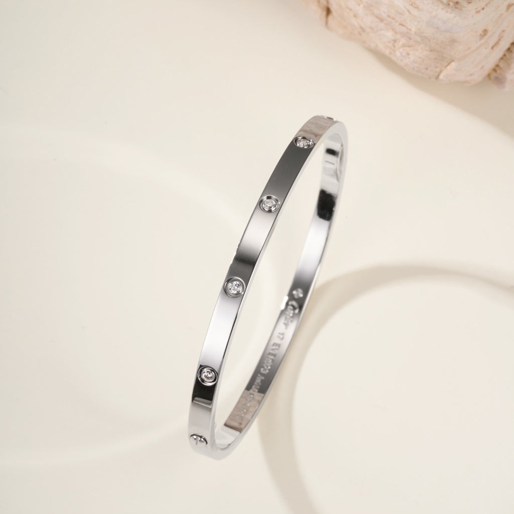 [LORA] LOVE BRACELET 3.65MM 10 DIAMONDS