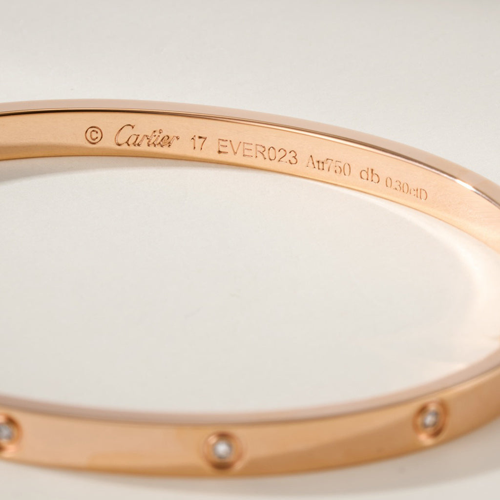 [LORA] LOVE BRACELET 3.65MM 10 DIAMONDS