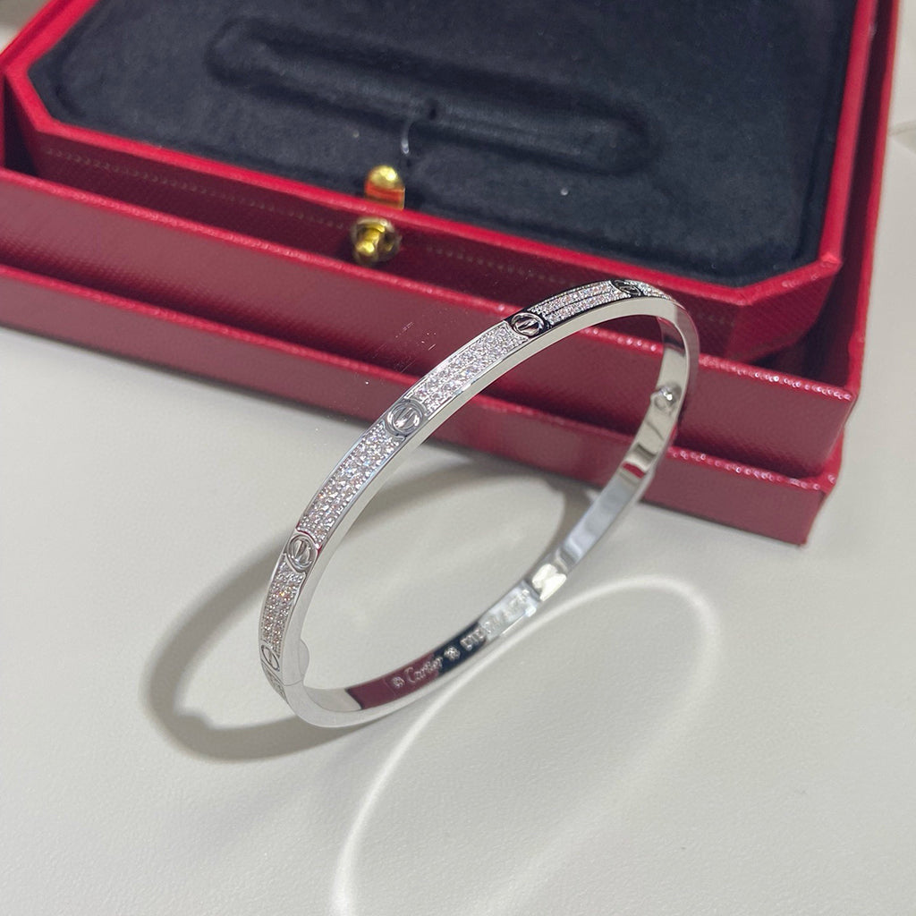 [LORA] LOVE BRACELET 3.65MM DIAMOND-PAVED