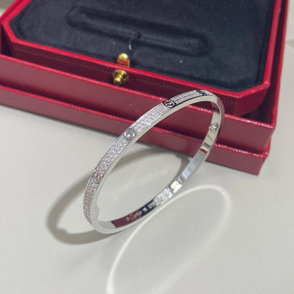 [LORA] LOVE BRACELET 3.65MM DIAMOND-PAVED